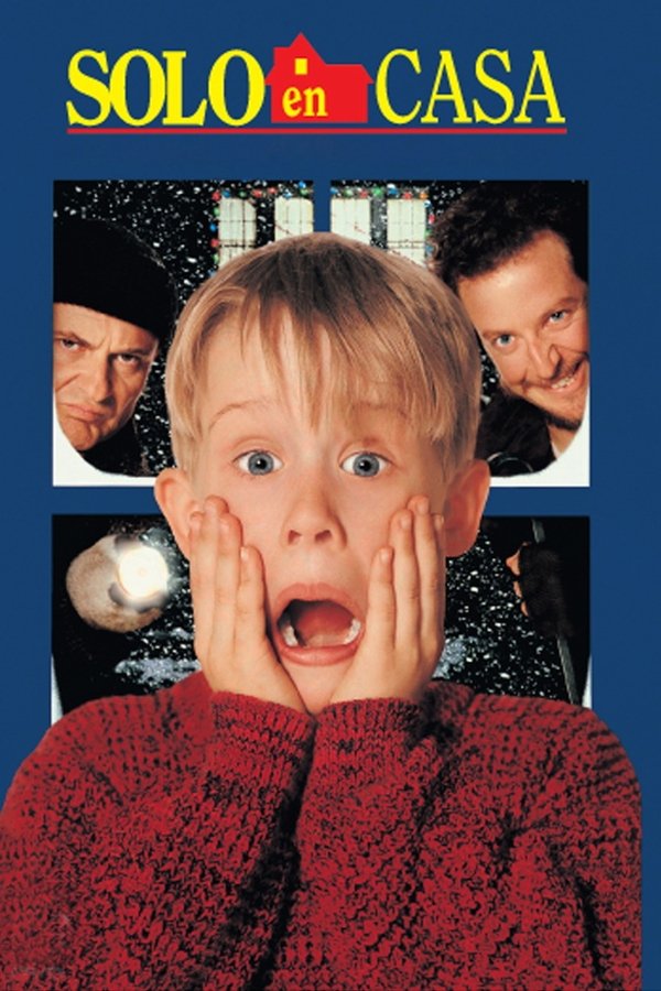 Kevin McAllister es un niño de ocho años, miembro de una familia numerosa, que accidentalmente se queda abandonado en su casa cuando toda la familia se marcha a pasar las vacaciones a Francia. Kevin aprende a valerse por sí mismo e incluso a protegerse de Harry y Marv, dos bribones que se proponen asaltar todas las casas cerradas de su vecindario. Cuando su madre Kate lo hecha en falta, realiza un pintoresco viaje de vuelta contra reloj a Chicago para recuperar a su hijo.