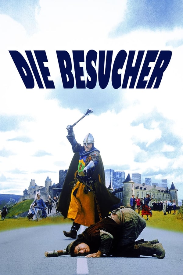 Der edle Ritter Godefroy, Seine Gefährlichkeit, Seine Furchtlosigkeit, oder auch einfach Güllefrosch, der Verpetzte genannt, erlegt mit einem gekonnten Schuß aus der Armbrust seinen zukünftigen Schwiegervater, den er mit einem Bären verwechselt. Da hilft nur noch eines: Der senile Zauberer Eusaebius muß Godefroy mit einem Zaubertrank in die Vergangenheit befördern, wo der Ritter das Unheil ungeschehen machen soll. Doch der Schuß geht nach hinten los. Oder besser, nach vorne: Seine Furchtlosigkeit landet zusammen mit seinem stinkenden Diener mitten auf einer Landstraße im 20. Jahrhundert und muß sogleich eine gelbe Bestie in Form eines Postautos bekämpfen. Doch das bleibt natürlich nicht die einzige Strafe Gottes...