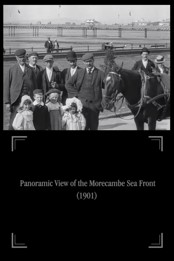 Panoramic View of the Morecambe Sea Front poster
