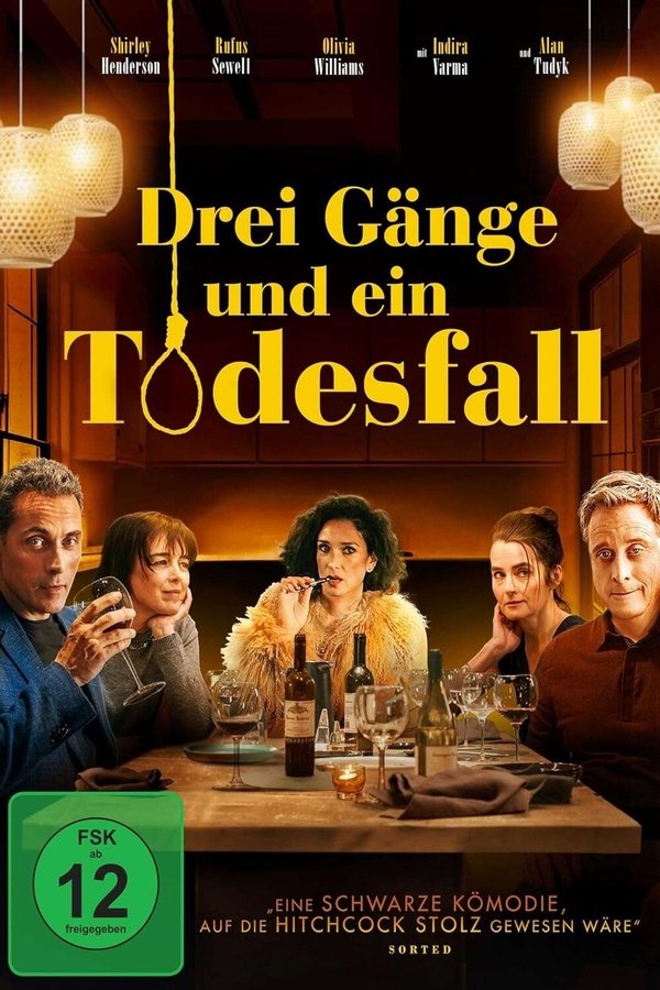 Das gutsituierte Londoner Ehepaar Sarah (Shirley Henderson, „Harry Potter“) und Tom (Alan Tudyk, „Firefly“) lädt ihre engsten Freunde Richard (Rufus Sewell, „Old“) und Beth (Olivia Williams, „The Crown“) zu einer Dinnerparty ein. Diese ahnen nicht, dass es sich um ein Abschiedsessen handelt, denn die stilvolle Villa muss eilig verkauft werden, um den Bankrott der Familie zu verhindern. Voller Vorfreude auf Toms Kochkünste bringen sie auch ihre alte, gemeinsame Freundin Jessica (Indira Varma) mit. Nach einem scheinbar trivialen Streit nimmt sich die berühmte Autorin völlig unerwartet das Leben. Ein Riesenschlamassel, denn mit einer Leiche im Garten droht der Verkauf der Villa an den schwerreichen, deutschen Investor (Sylvester Groth) zu scheitern. Die einzige Lösung: Die Leiche muss weg! Was kann da schon schiefgehen?