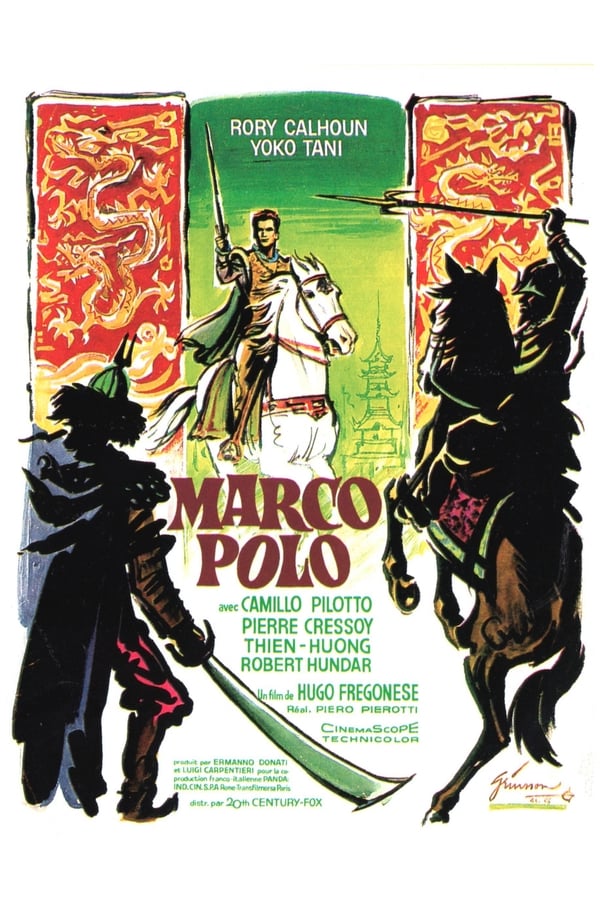 Auf einer Entdeckungsreise durch Fernost rettet der Venezianer Marco Polo (Rory Calhoun) die Tochter des Großen Khan aus den Klauen von Banditen