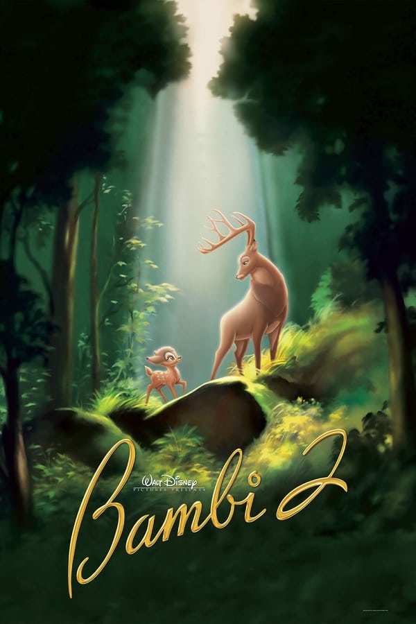 Ga met Bambi mee als hij zich met zijn vader, de Grote Prins, herenigt. Deze moet het jonge hertje grootbrengen en hem leren hoe het er in het woud aan toe gaat. Maar tijdens een geweldig avontuur ontdekt de trotse vader dat hij nog veel van zijn bijzondere zoon kan leren.