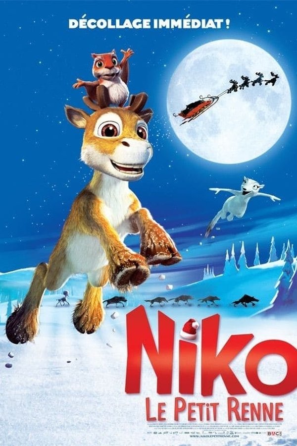 Niko, le petit renne, vit avec sa maman et toute la tribu dans la paisible Vallée des rennes. En secret, Niko ne rêve que d'une chose : rencontrer son père, membre de la légendaire Brigade du Père Noël. Pour cela, le petit renne s'entraîne sans cesse à voler afin de rejoindre le village du Père Noël...Malheureusement ses efforts sont vains. Il décide alors de partir à pied à la recherche de ce papa-héros. Il est accompagné dans son périple par son ami Julius, petit écureuil volant. En chemin, ils vont faire la connaissance de Wilma, jeune belette délurée qui sera leur guide jusqu'aux Montagnes du Père Noël... C'est sans compter sur la meute de loups, commandée par l'effrayant Loucifer, qui n'a qu'une ambition : remplacer Le Père Noël. Niko devra alors faire preuve de beaucoup de courage pour accomplir son rêve et ainsi peut-être retrouver son père...