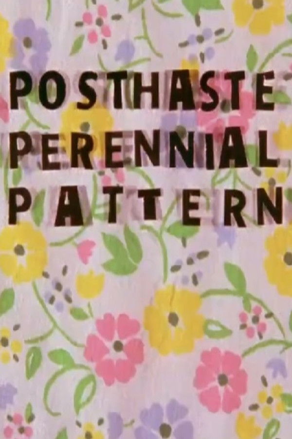 Posthaste Perennial Pattern poster