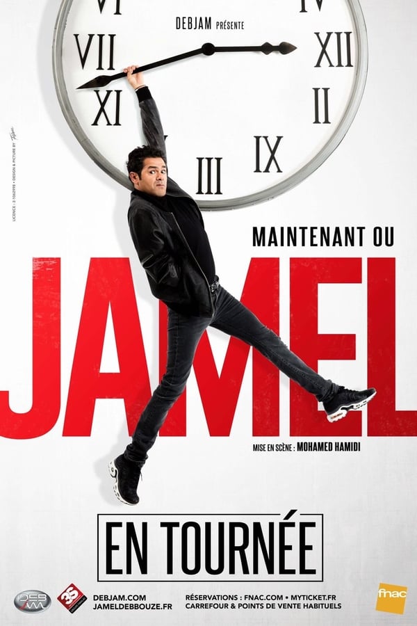 Après 6 ans d'absence, Jamel est de retour sur scène, son terrain de jeu favori. Toujours aussi affûté, aérien, il vise juste et porte un regard drolissime et indispensable sur la société française. Alors si vous voulez rire, c'est Maintenant ou Jamel !