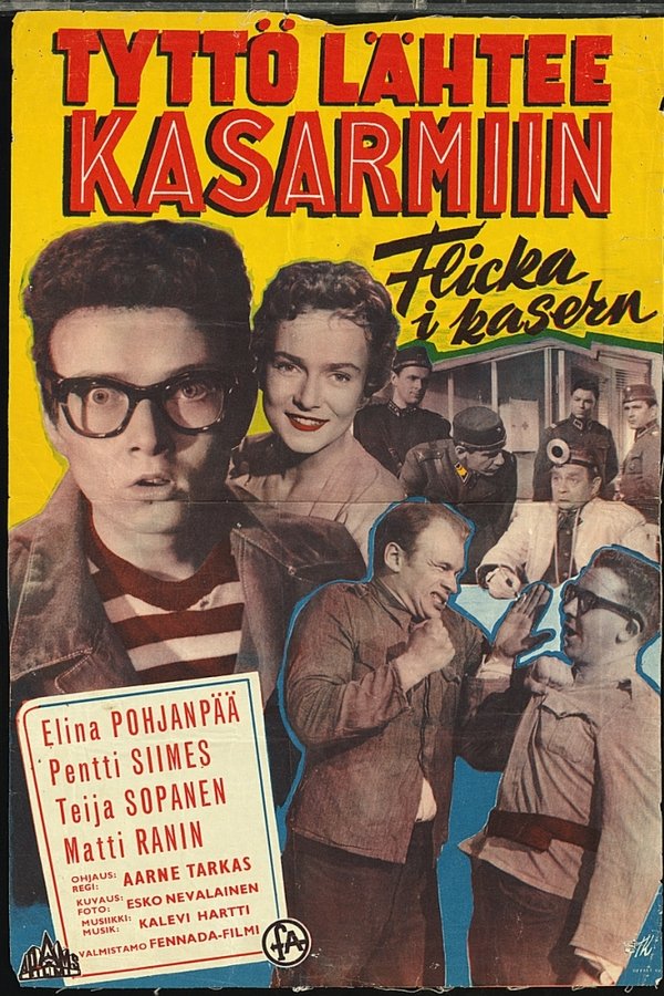 Tyttö lähtee kasarmiin