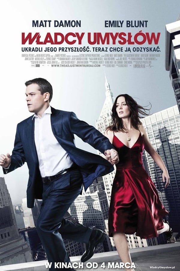 Czy panujemy nad swoim przeznaczeniem, czy jakaś niewidzialna siła steruje naszym losem? Świetny thriller z udziałem Matta Damona jako człowieka, któremu dane jest ujrzeć przyszłość zgotowaną mu przez Los. Przyszłość, której nie akceptuje i którą postara się zmienić wbrew poważnym ostrzeżeniom wysyłanym przez strażników Losu. Polityk David Norris jest o krok od wygrania wyborów do senatu amerykańskiego. Przypadkowo spotyka piękną tancerkę baletową Elise Sellas - kobietę, jakiej nie spotkał nigdy dotąd. Niestety, gdy zaczyna zdawać sobie sprawę, iż darzy ją uczuciem pojawiają  się tajemniczy mężczyźni, którzy usilnie próbują ich rozdzielić.