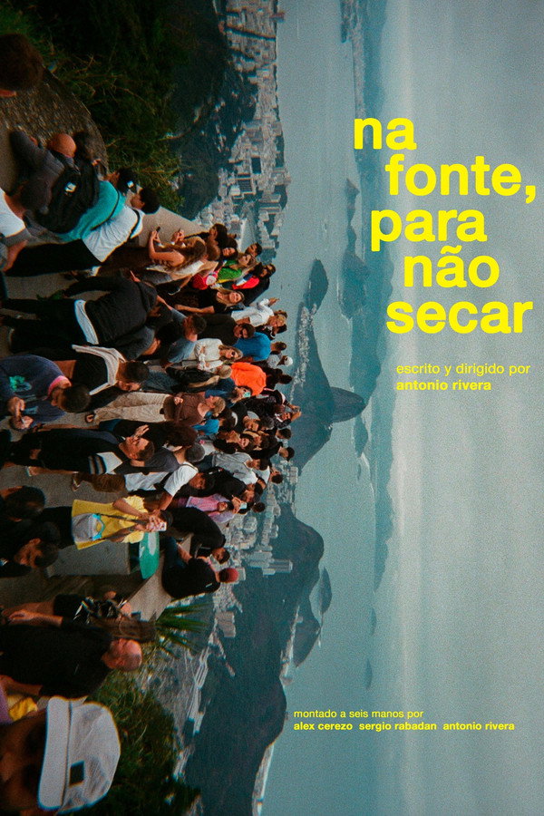 Na fonte, para não secar