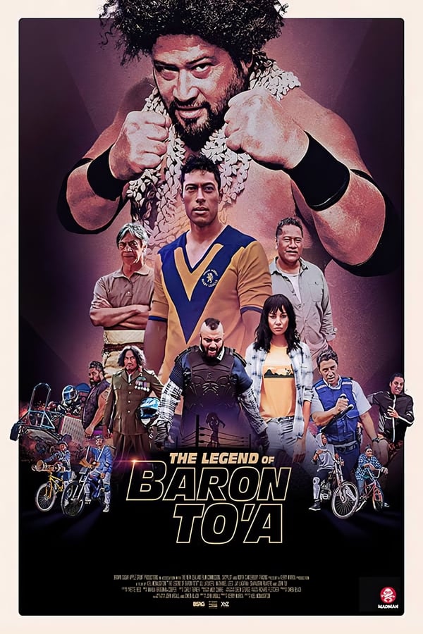 ‘The Legend of Baron To’a’ tells the story of Fritz, a Tongan entrepreneur who returns to his old neighbourhood and inadvertently causes the theft of his late father’s valued pro wrestling title belt by some ruthless gangsters led by ‘man-mountain’ Tahu. When negotiation and diplomacy fail to get it back, he is forced to embrace his father’s legacy to reclaim the title.