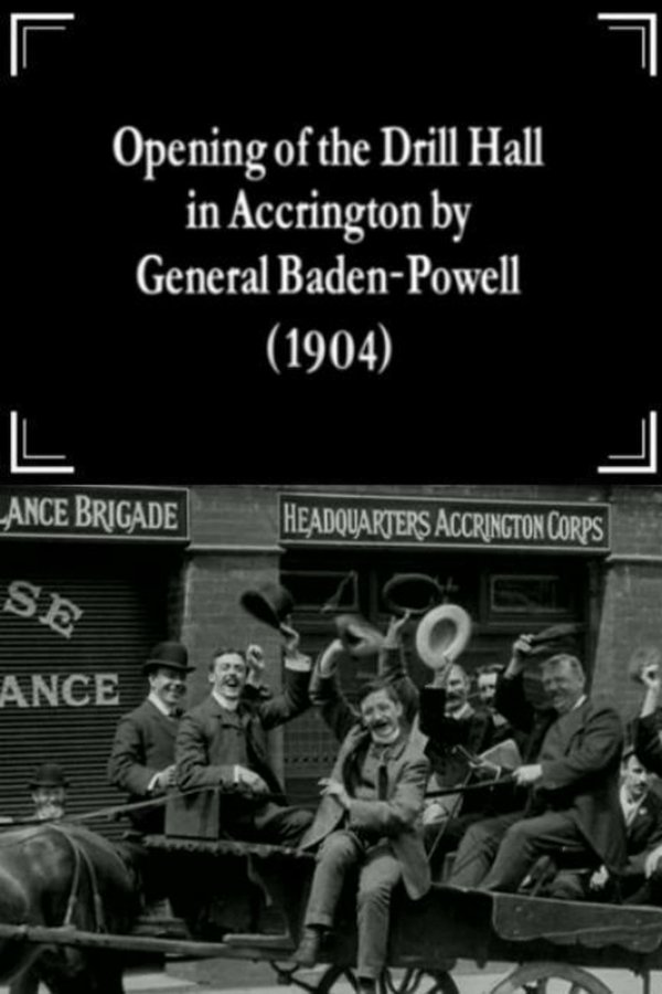 Opening of the Drill Hall in Accrington by General Baden-Powell poster