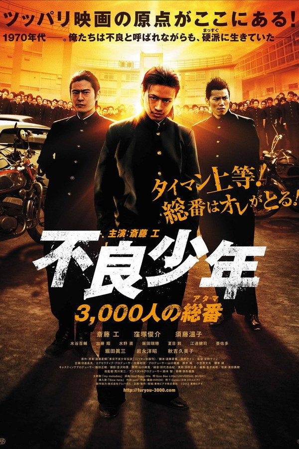 不良少年 3,000人の総番（アタマ）