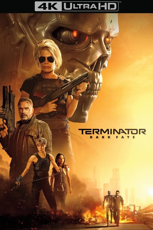 Decades after Sarah Connor prevented Judgment Day, a lethal new Terminator is sent to eliminate the future leader of the resistance. In a fight to save mankind, battle-hardened Sarah Connor teams up with an unexpected ally and an enhanced super soldier to stop the deadliest Terminator yet.