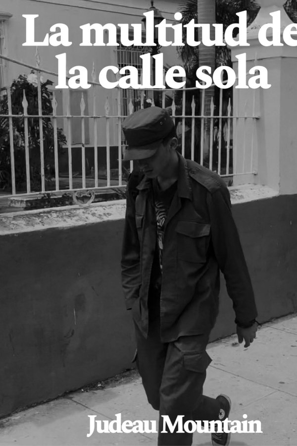 La multitud de la calle sola poster