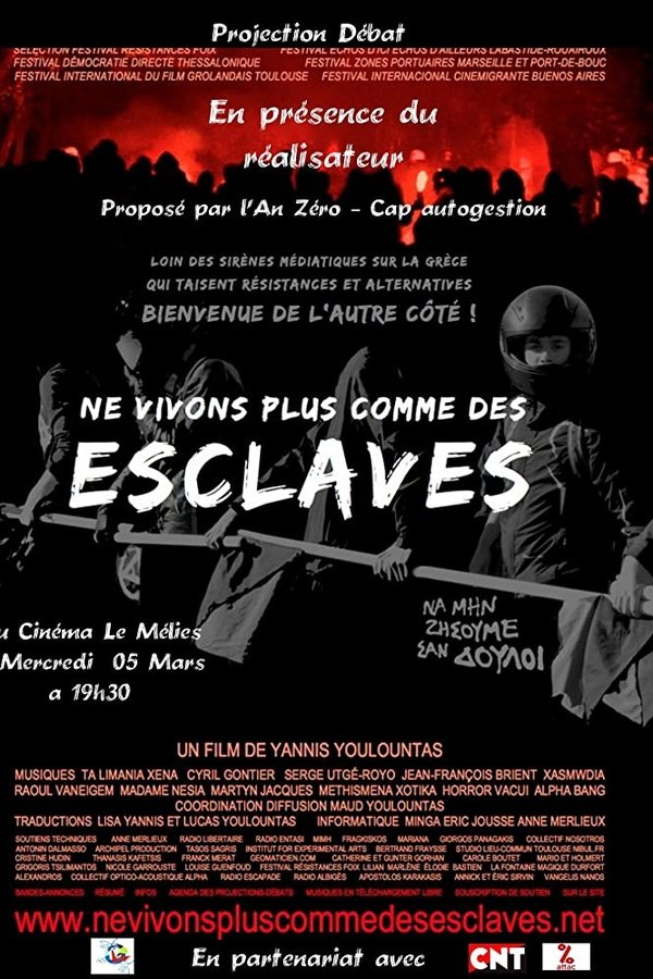 Let's Not Live Like Slaves poster