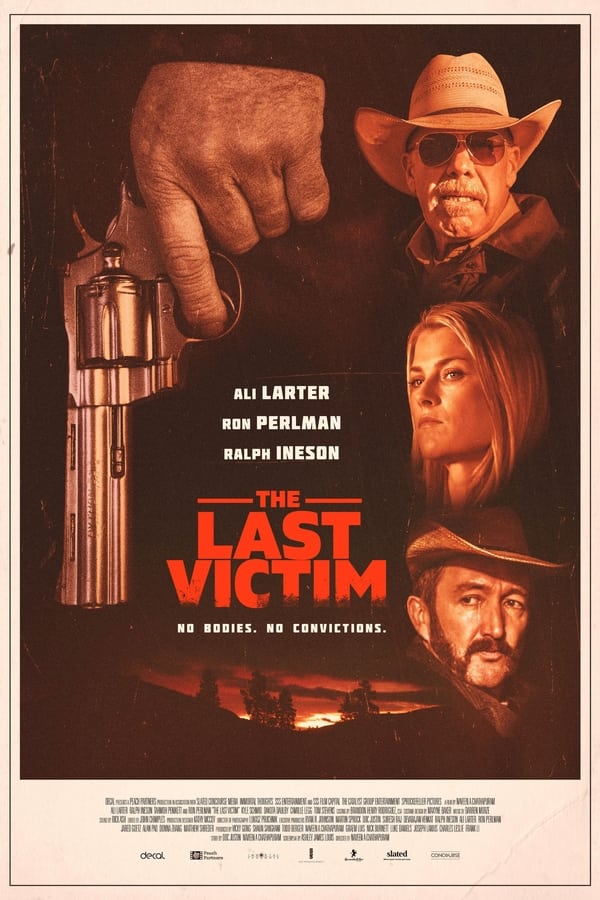 The Last Victim is a Neo Western thriller set in the American southwest, following Sheriff Hickey trying to solve the worst case he has seen in his small town, likely caused by a violent local gang led by a fearsome criminal.