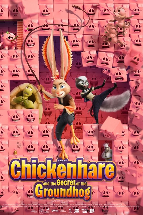 Chickenhare and the Secret of the Groundhog Poster