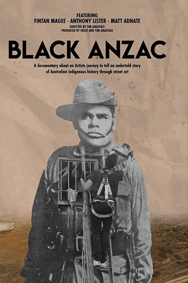 Black ANZAC poster