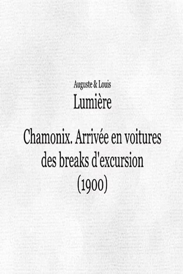 Chamonix: Arrivée en voitures des breaks d’excursion