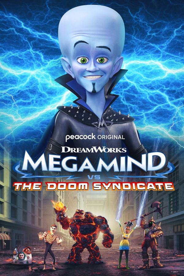 Megamind’s former villain team, The Doom Syndicate, has returned. Our newly crowned blue hero must now keep up evil appearances until he can assemble his friends (Roxanne, Ol’ Chum and Keiko) to stop his former evil teammates from launching Metro City to the Moon.