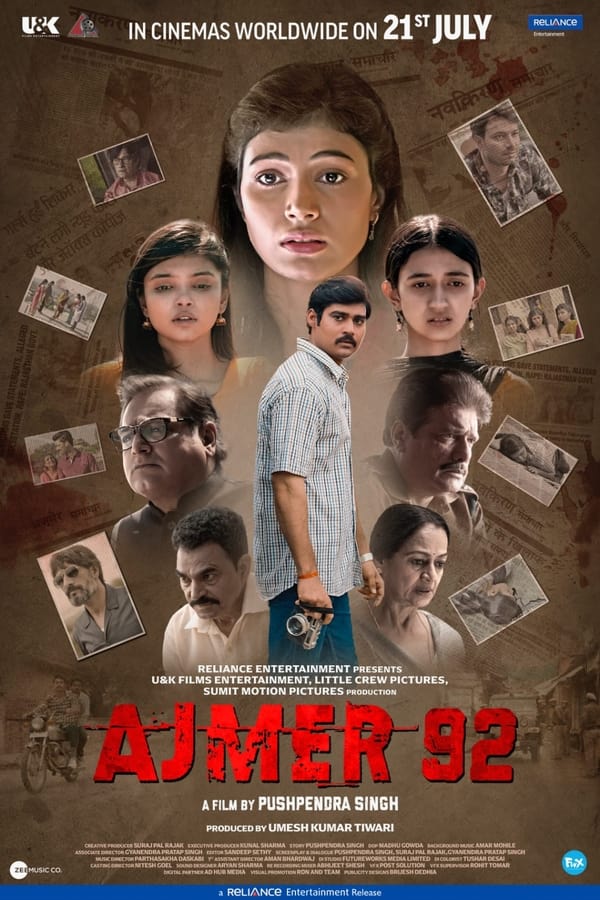 Based on true events, Ajmer 92 tells the story of the grim plight of as many as 250 girls who were trapped, sexually exploited and blackmailed for years by caretakers of Ajmer Dargah, including many influential men in the area and Indian National Congress leaders in the city of Ajmer in Rajasthan in 1992.