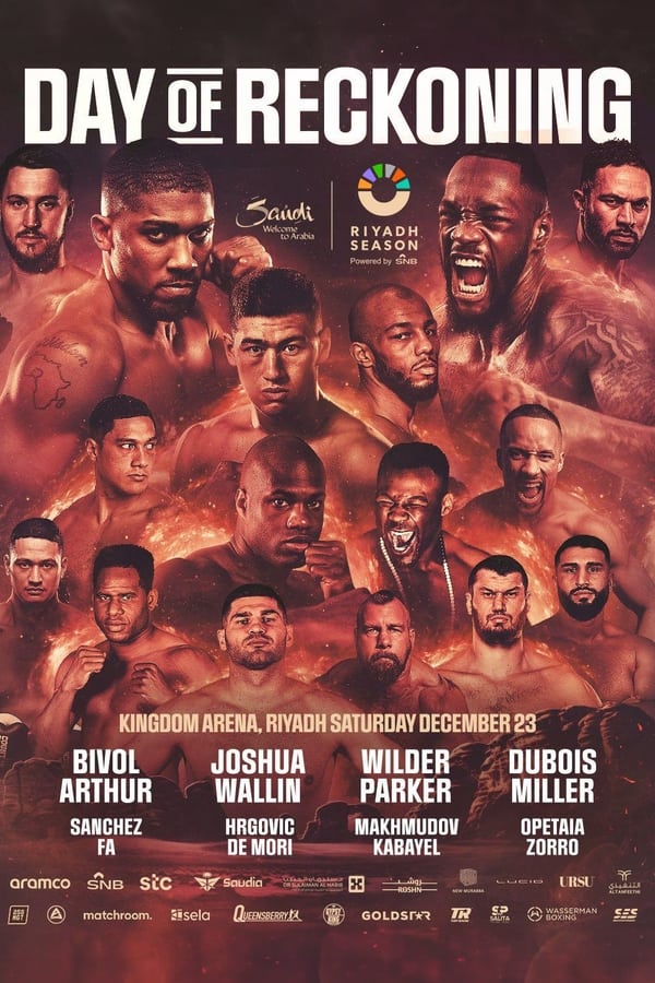 Anthony Joshua headlines a historic night of boxing in the Kingdom of Saudi Arabia as he faces Otto Wallin. Former WBO World Champion Joseph Parker takes on the ‘Bronze Bomber’ and former WBC World Title holder, Deontay Wilder, with IBF No.1 contender Filip Hrgovic fighting Mark De Mori in another heavyweight shootout.