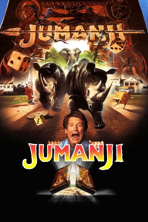 Jumanji ist das geheimnisvolle, uralte Spiel, aus dem der unberechenbare Geist des Dschungels ausbricht, um die Welt zu beherrschen. Alle, die dieses Spiel je gespielt haben, kennen nur zu gut seine Gefahren. So auch Alan Parrish, der bereits als kleiner Junge in die gefährliche Welt von Jumanji entführt wurde. Jetzt, 26 Jahre später, werfen Sarah, Judy und Peter die Würfel - und können Alan befreien. Doch das ist erst der Anfang! Ob sie wollen oder nicht, Jumanji geht weiter: die vier müssen sich gegen wilde Horden von Löwen, Affen, Elefanten, Nashörnern, fleischfressenden Schlingpflanzen, Riesenspinnen, Monsunregen und Erdbeben wehren. Nur so können sie die Kräfte von Jumanji bezwingen. Bis zum nächsten Spiel.