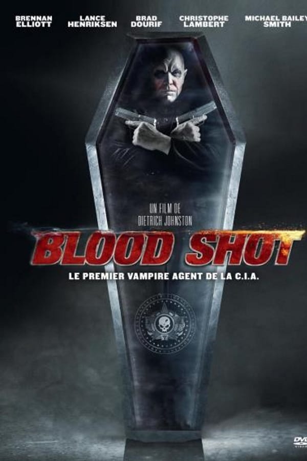 Based on the award winning short film, Blood Shot is the story of a cop named Rip whose life falls apart as he chases a terminator-like vampire, who happens to be a hitman for the CIA. They must join forces to stop a terrorist cell before its too late, battling through obstacles such as a harem, giant eunuch, demon-genie, and even explosive midgets.