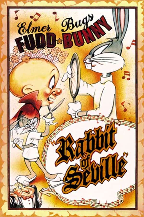 Elmer est en train de poursuivre Bugs, lorsque le lapin se réfugie sur une scène de théâtre où l'on joue « Le barbier de Séville ». Elmer a la très grande surprise de se retrouver devant le public lorsque le rideau se lève et que le maître d'orchestre commence à jouer. Bugs arrive déguisé en barbier et entraîne Elmer dans son salon de coiffure. Il étale nonchalamment sur le visage du chasseur un mélange de crème à raser et de bière, puis hache Elmer avec un rasoir. Ce dernier revient, mais armé cette fois. S'ensuit une surenchère d'échanges armés entre Bugs et lui (haches, fusils, canons). Bugs épouse finalement Elmer et laisse tomber ce dernier dans le gâteau des « noces de Figaro » ; le lapin annonce alors mécaniquement « Au suivant ! »