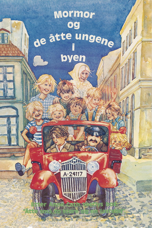 Mormor og de åtte ungene i byen 海报