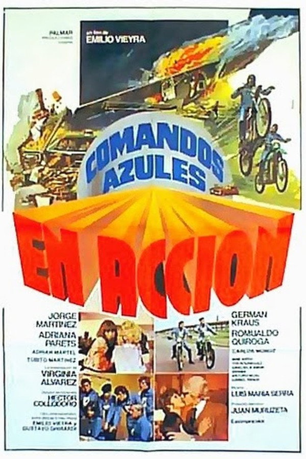 Comandos azules en acción poster