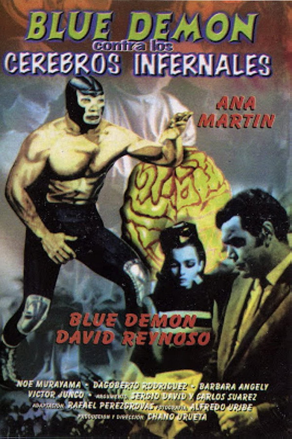 Blue Demon vs. the Infernal Brains poster