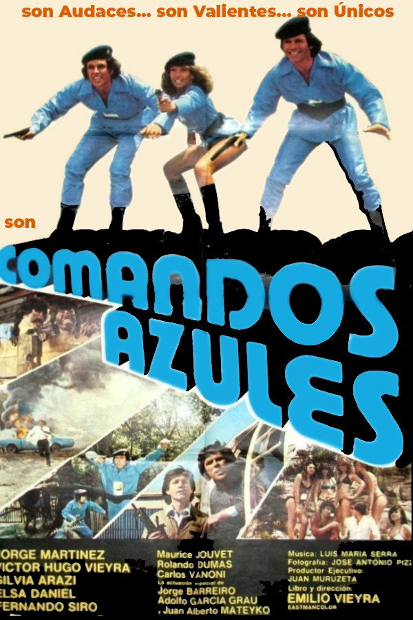 Comandos azules poster