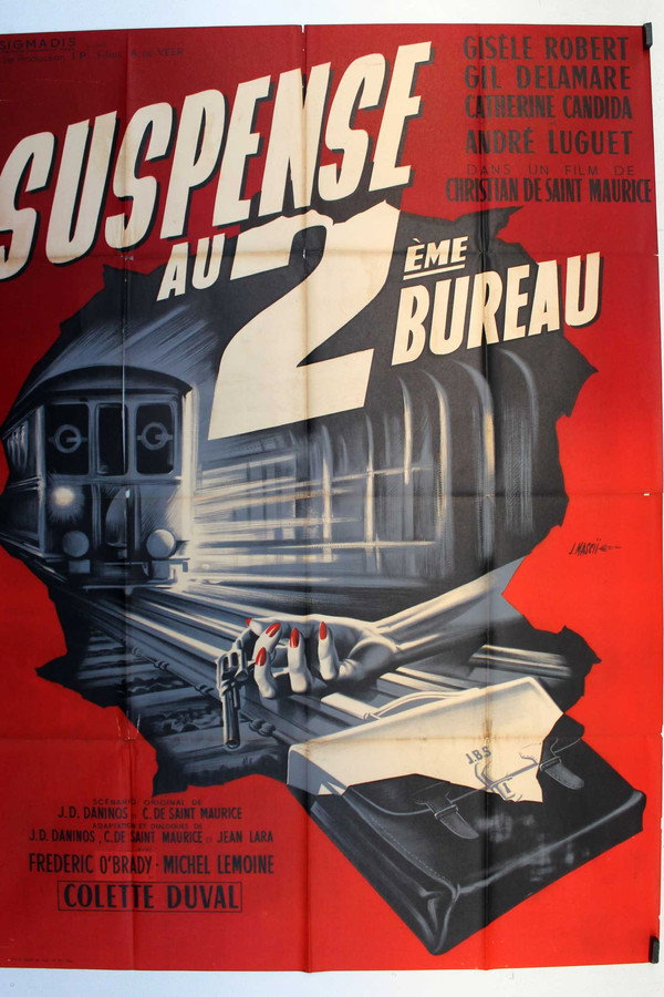 Suspense au deuxième bureau 海报