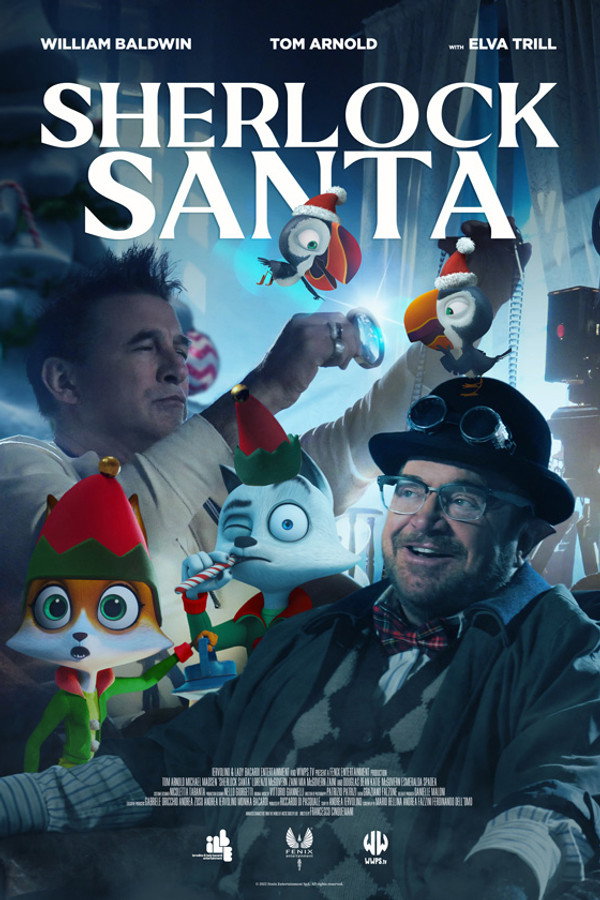 Sherlock Santa poster