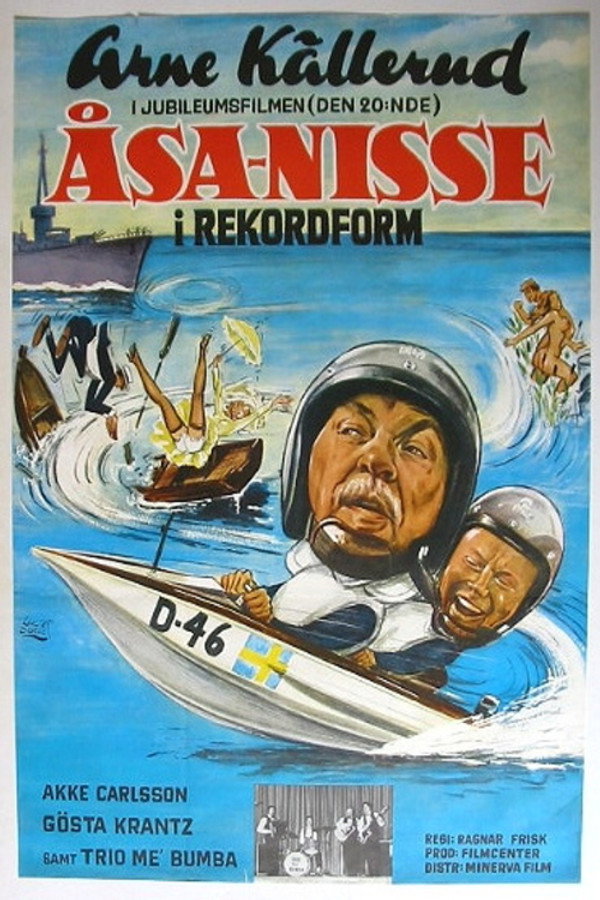 Åsa-Nisse i rekordform poster