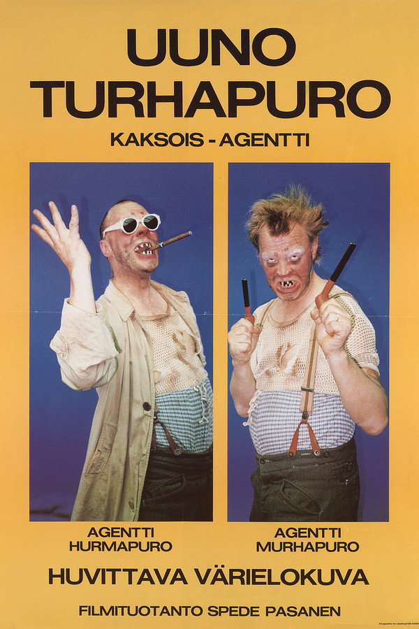 Uuno Turhapuro kaksoisagentti poster