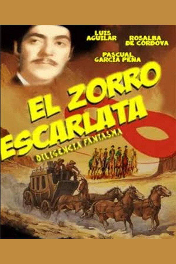 The Scarlet Fox in The Phantom Stagecoach poster
