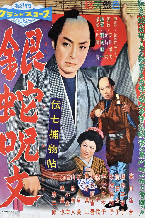 Denshichi Torimonocho:  The Curse of the Silver Snake poster