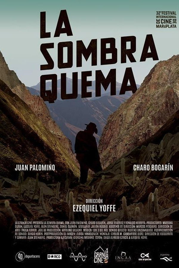 La sombra quema poster