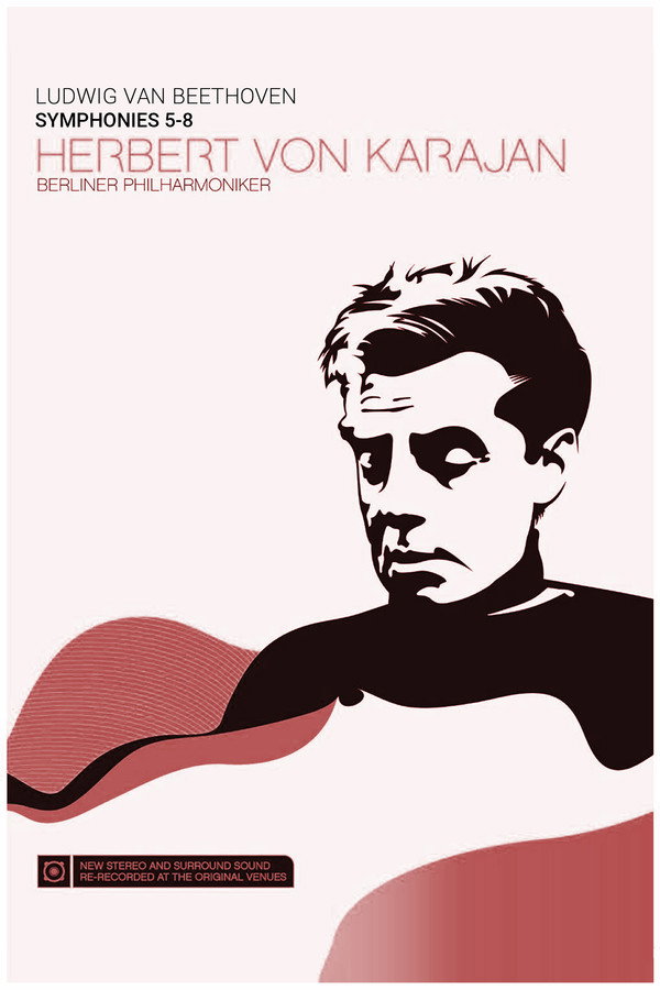 Karajan: Ludwig van Beethoven: Symphonies nos. 5-8 海报