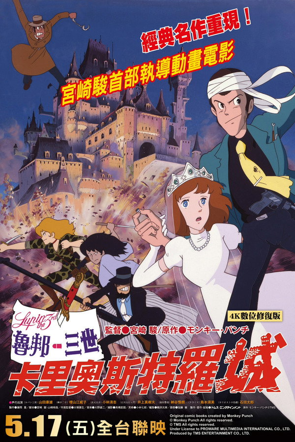 魯邦三世：卡里奧斯特羅之城 海報