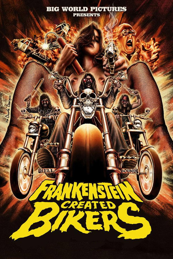 Frankenstein Created Bikers 海报