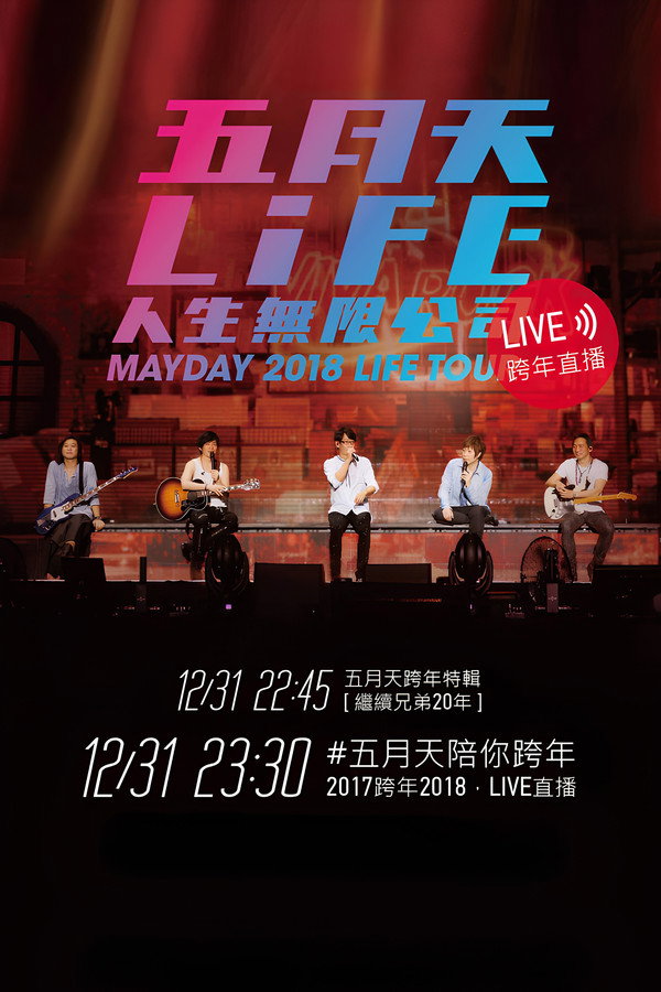 五月天「人生無限公司」線上跨年演唱會 海报