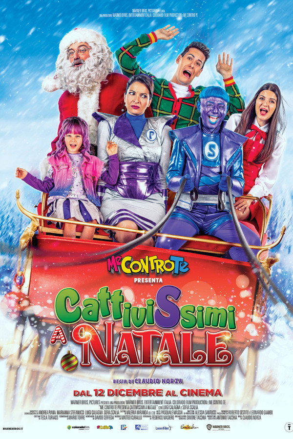 Me contro Te presenta Cattivissimi a Natale poster