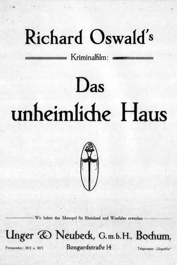 Das unheimliche Haus 海报