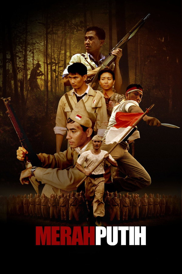 Red & White poster