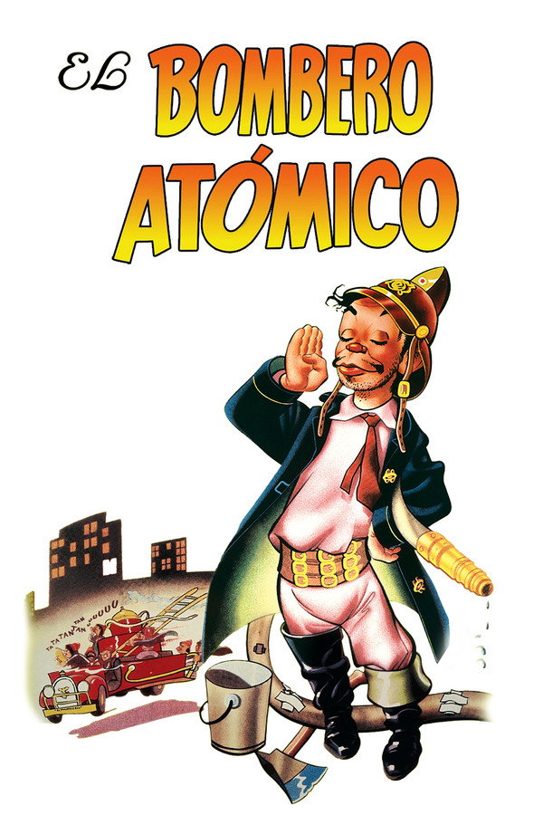 El bombero atómico 海報