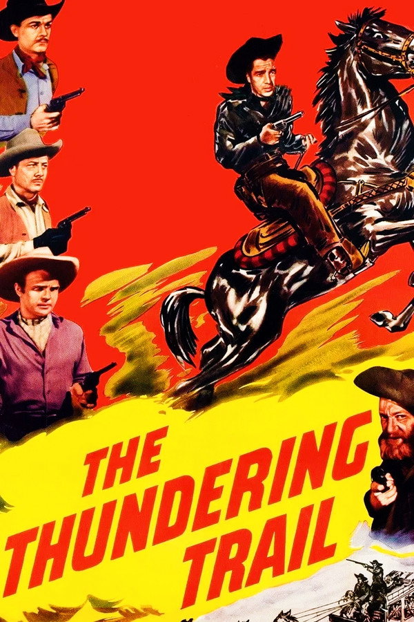 The Thundering Trail 海报
