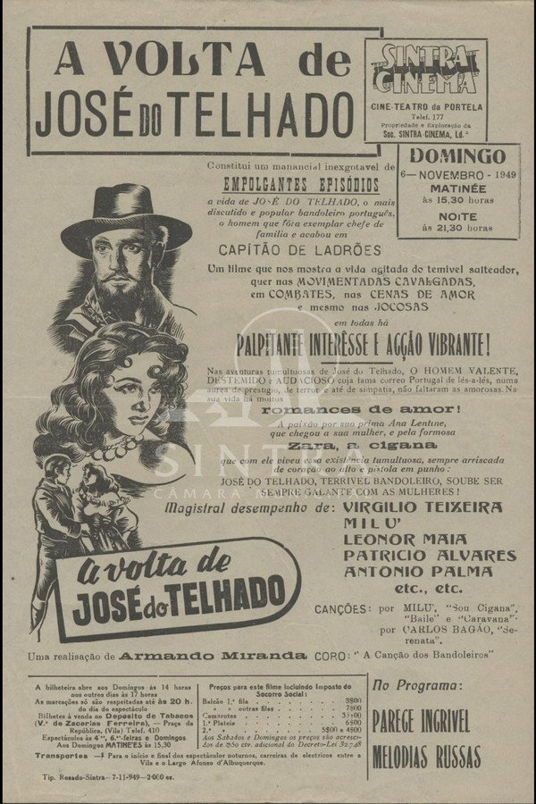 A Volta de José do Telhado 海报