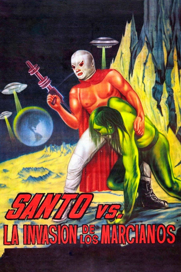 Santo el enmascarado de plata vs. la invasión de los marcianos 海报